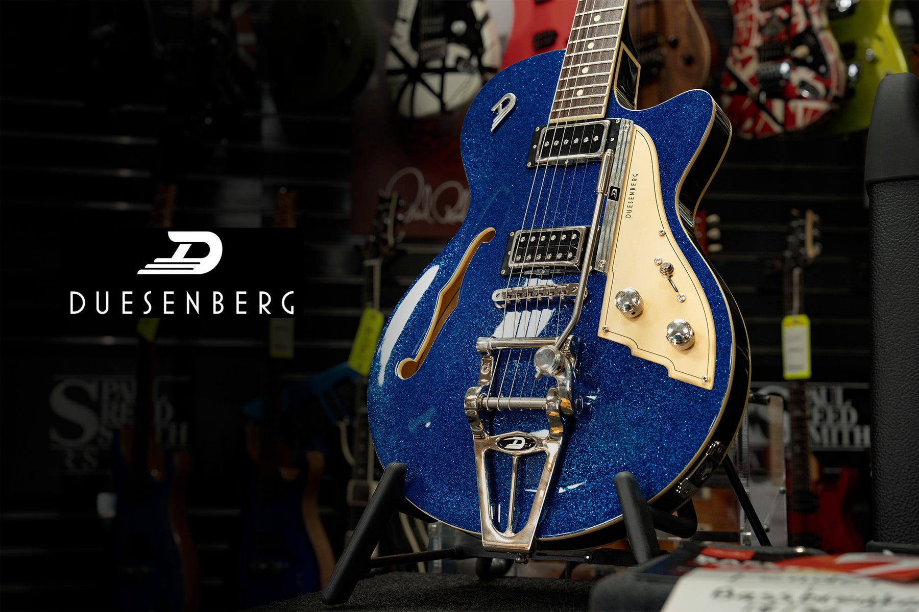 Now at chuckfam.shop's - Duesenberg Guitars!