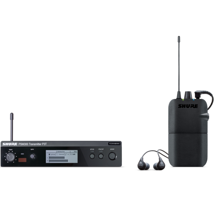 Shure PSM300 P3TR112GR Wireless In-Ear Monitor System - J13 Band