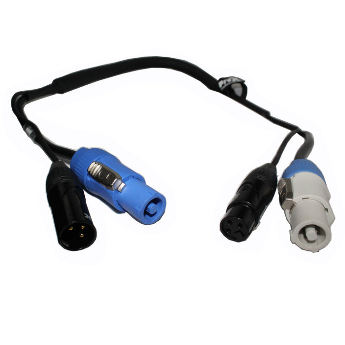 ProX XC-PWC14-XLR03 Powercon and XLR Link Cable - 3-Foot