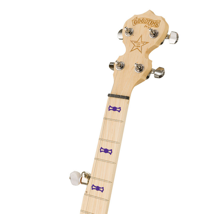 Deering Goodtime Jr Short Scale Banjo - Sinbad Purple