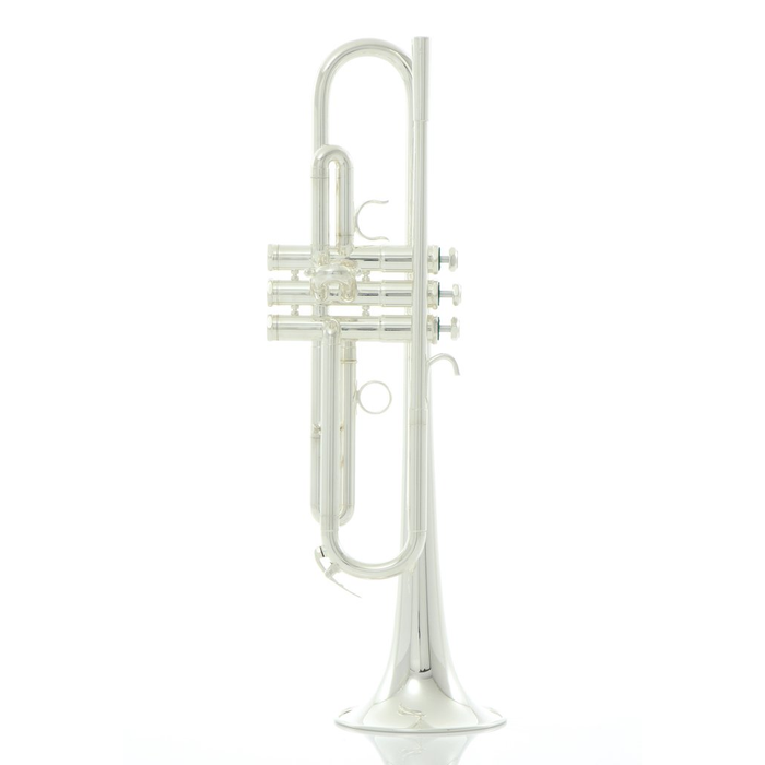 Schilke B1 Yellow Brass Bell Bb Trumpet - Silver Plated - Demo - New