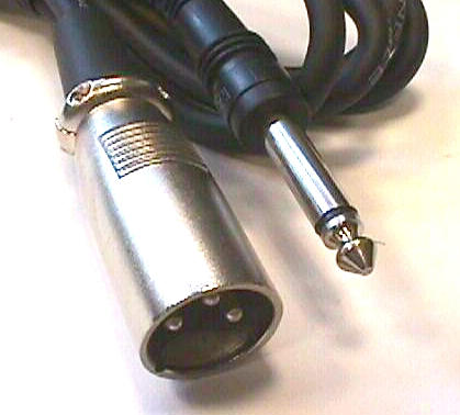 Hosa PXM105 XLR M to 1/4" TS, 5 Feet