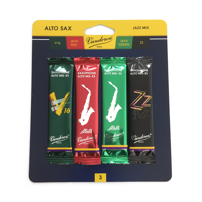 Vandoren SRMIXA Alto Sax Reed Sample Pack - New,3