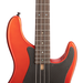 Brubaker JXB-4 Standard Bass Guitar, Tangerine Metallic - Mint Open Box