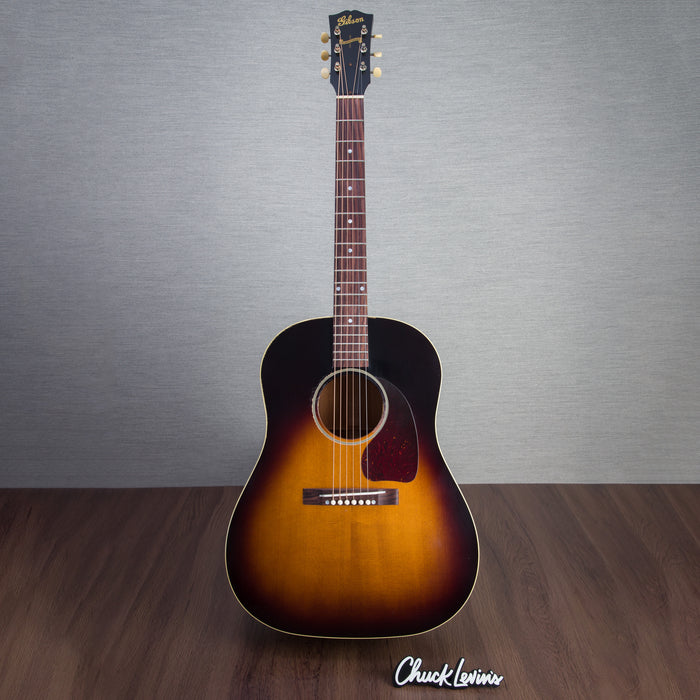 Gibson Murphy Lab 1942 Banner J-45 Light Aged Acoustic Guitar - Vintage Sunburst Light - #22533055