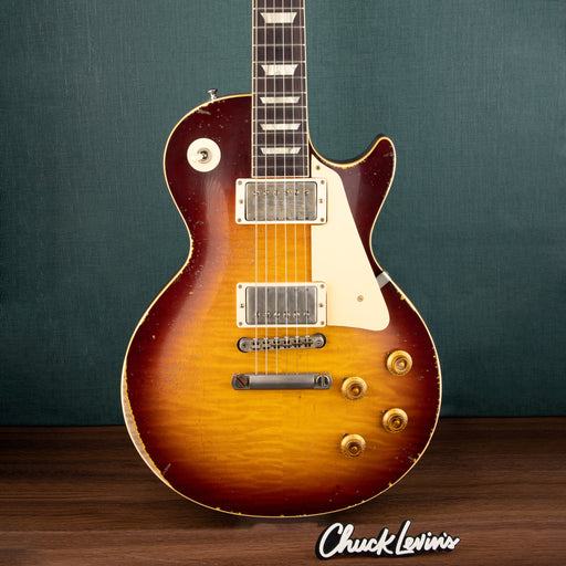 Gibson Custom Shop Murphy Lab 1958 Les Paul Standard - Ultra Heavy Aged Royal Tea Burst - CHUCKSCLUSIVE - #82131