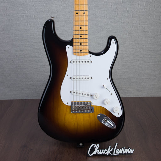 Fender Custom Shop Limited Edition 70th Anniversary 1954 Stratocaster NOS Guitar - Wide-Fade 2-Color Sunburst - #XN4145