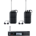 Shure PSM300 P3TR112TW Twinpack Wireless In-Ear Monitor System - H20 Band -  Mint, Open Box