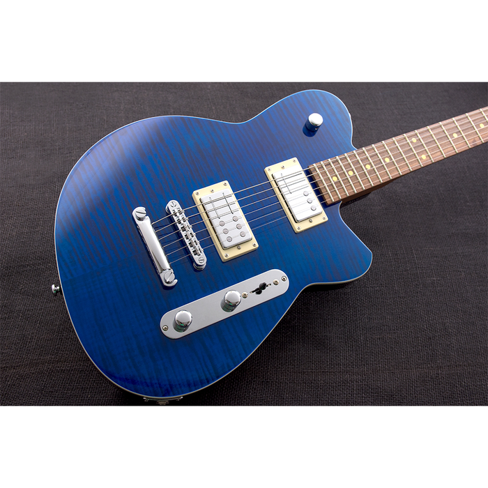 Reverend Charger RA Electric Guitar - Trans Blue - New