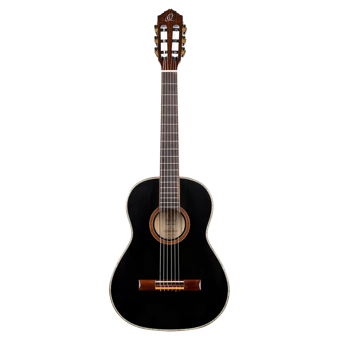 Ortega Family Series R221 3/4 Size Nylon Acoustic Guitar - Black - New