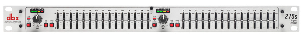 DBX 215s Dual 15 Band Graphic Equalizer