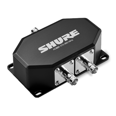 Shure AD221 Axient Digital PSM 2-Way Combiner Splitter 470-960 Mhz - Preorder