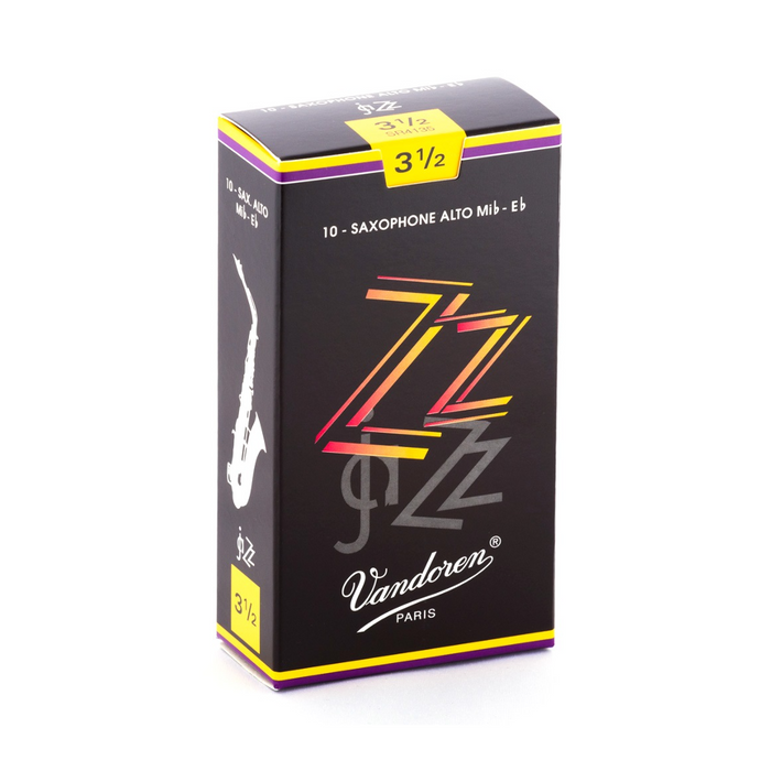 Vandoren SR41 ZZ Alto Sax Reed 10-Pack - New,3.5