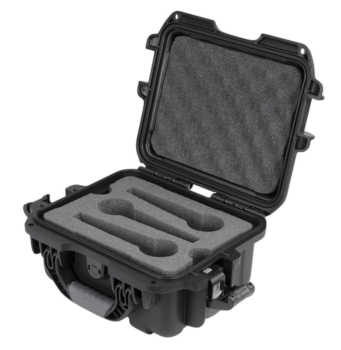 Gator Cases GM-06-MIC-WP Titan Series Waterproof Wired Microphone Case - 6 Mics