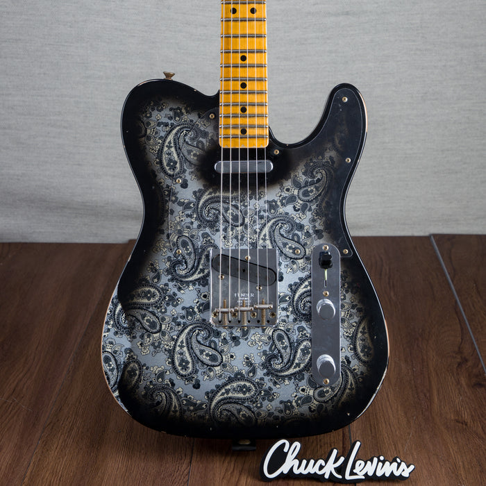 Fender Custom Shop Limited Edition '68 Telecaster Relic – Black Paisley - #CZ566712 - Display Model