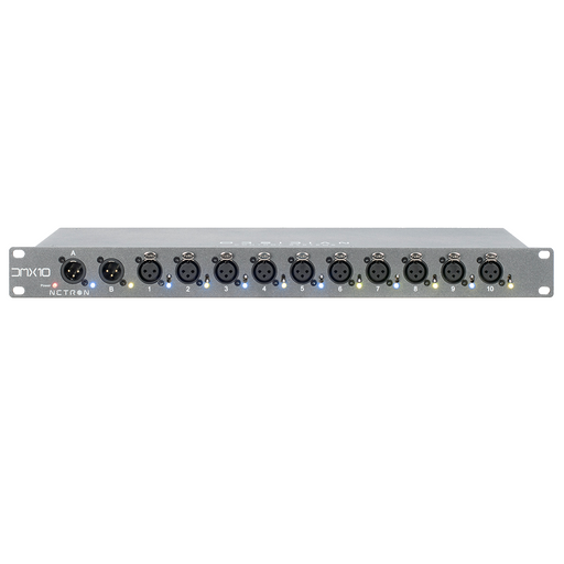 Elation Professional Netron DMX10-3 Rackmount 10-Port DMX Splitter - 3-Pin