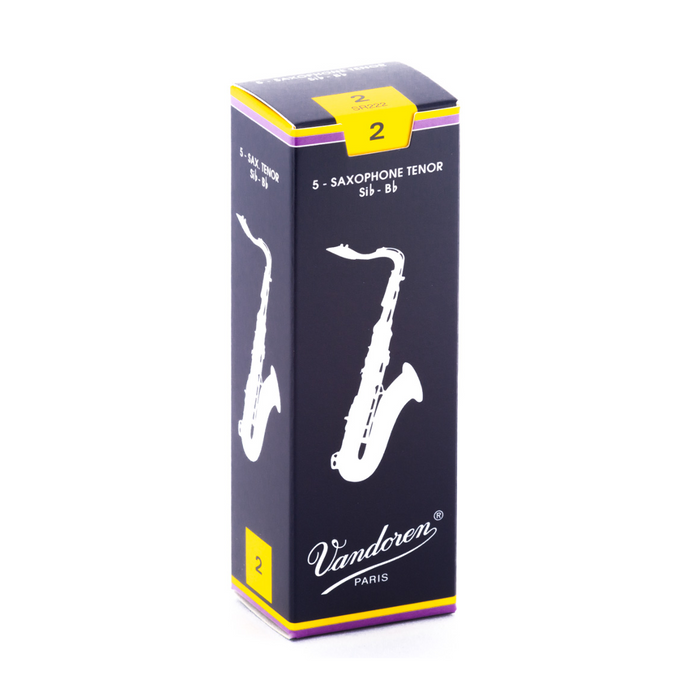 Vandoren SR22 Traditional Tenor Sax Reed 5-Pack