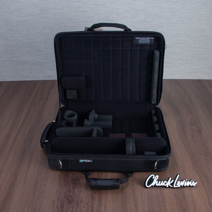 Marcus Bonna Double Clarinet Case for A and Bb with Rain Cover - Black - Preorder