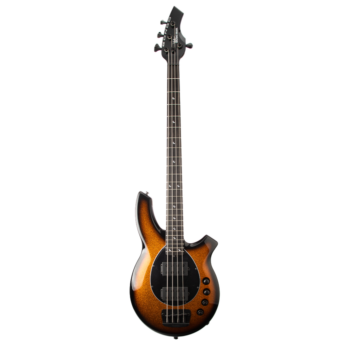 Ernie Ball Music Man Bongo HH 4-String Electric Bass Guitar - Harvest Orange