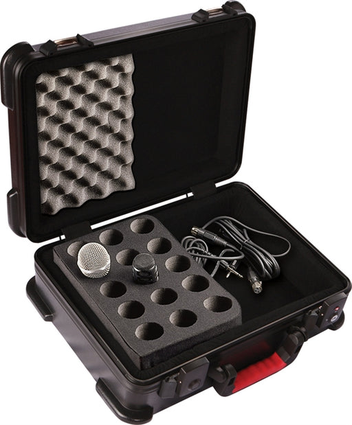 Gator TSA ATA Molded Case w/ Drops for (15) Mics