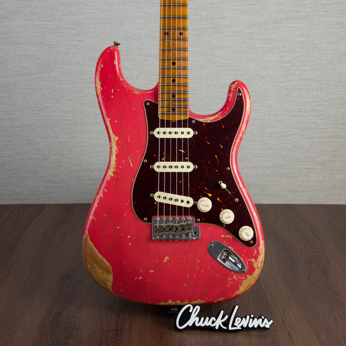 Fender Custom Shop 56 Stratocaster Heavy Relic Electric Guitar - Watermelon King - CHUCKSCLUSIVE - #R129697