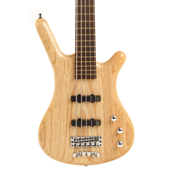 Warwick Teambuilt Pro Series Corvette Ash 5-String Electric Bass Guitar - Natural Transparent Satin - New