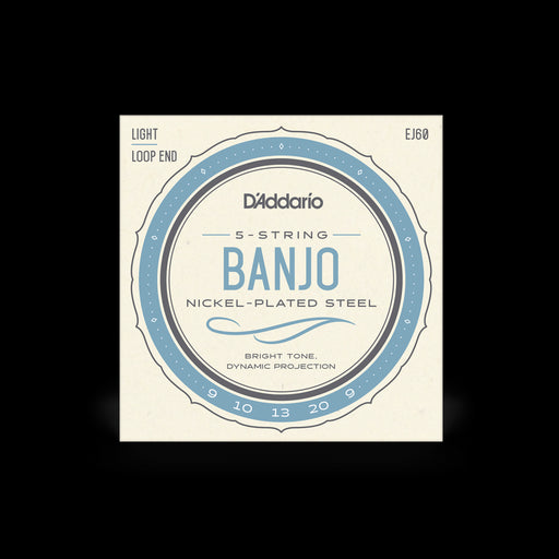 D'Addario EJ60 5 String Light Banjo Strings