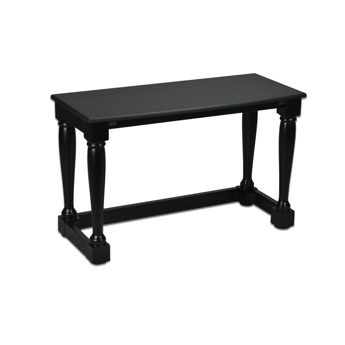 Viscount Wooden Bench for Legend Organ - Black - New