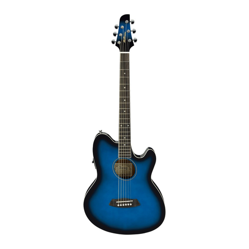 Ibanez Talman TCY10E Acoustic Guitar - Transparent Blue Sunburst Gloss - New