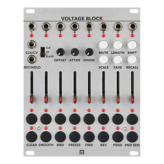 Malekko Voltage Block CV Sequencer Module - Silver