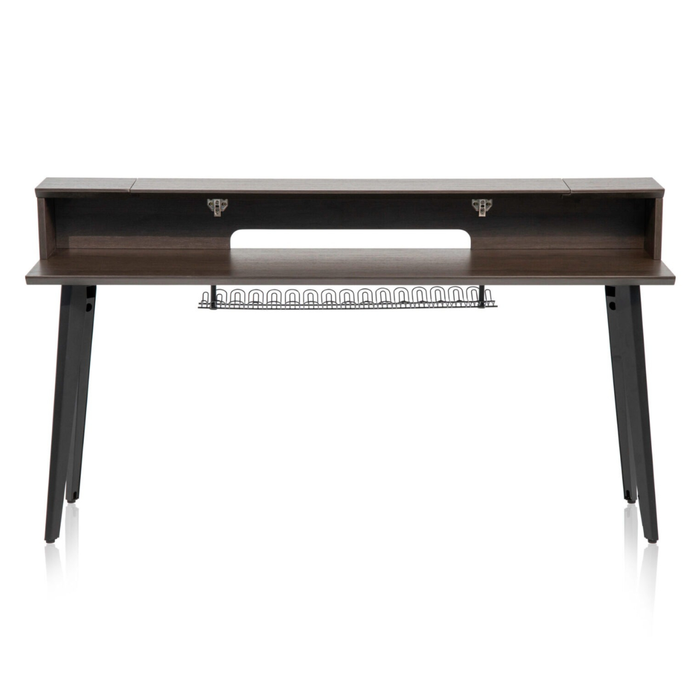 Gator Frameworks Elite Furniture Series 88-Note Keyboard Table - Dark Walnut