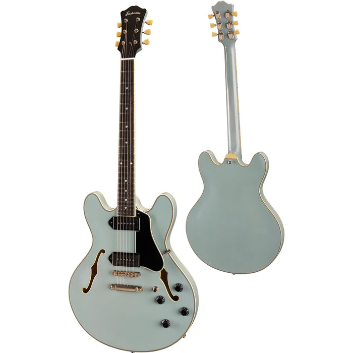 Eastman T60/TV Semi-Hollowbody Electric Guitar - Faded Blue