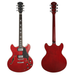 Sire H7 Larry Carlton Semi-Hollow Body Electric Guitar - See Through Red - Preorder - Display Model - Display Model