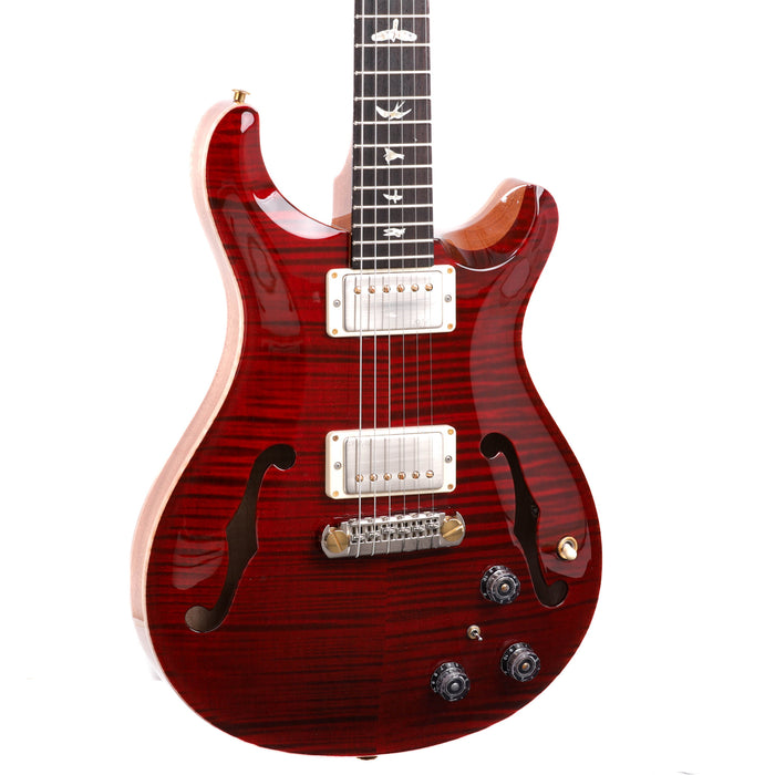 PRS Hollowbody II Piezo 10-Top Electric Guitar - Black Red Tiger