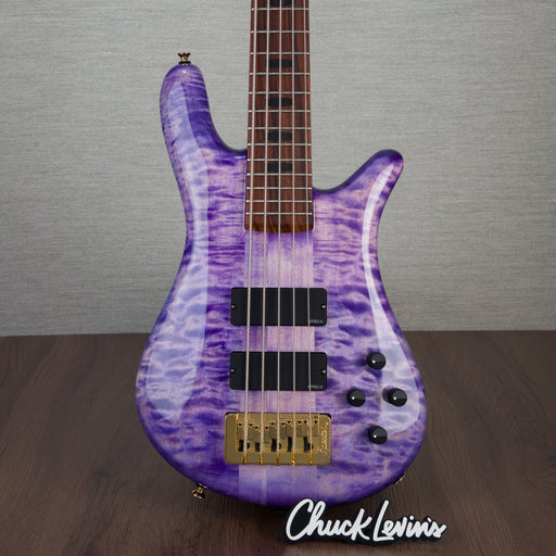 Spector USA NS5 5-String Bass Guitar - Ultra Violet - #629 - Display Model, Mint