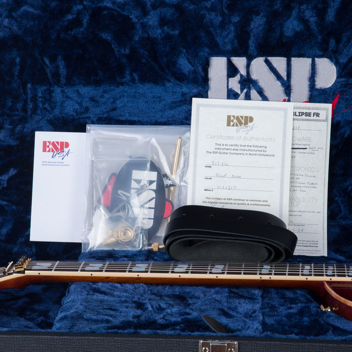 ESP USA Eclipse FR Electric Guitar - Blood Moon - #US24217