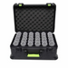 Shure by Gator SH-MICCASE30 Molded Case with Drops for 30 Wired Microphones and TSA-Approved Latches