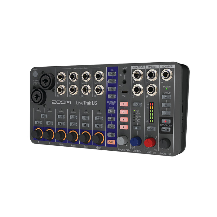 Zoom LiveTrak L6 10-Track Digital Mixer Recorder