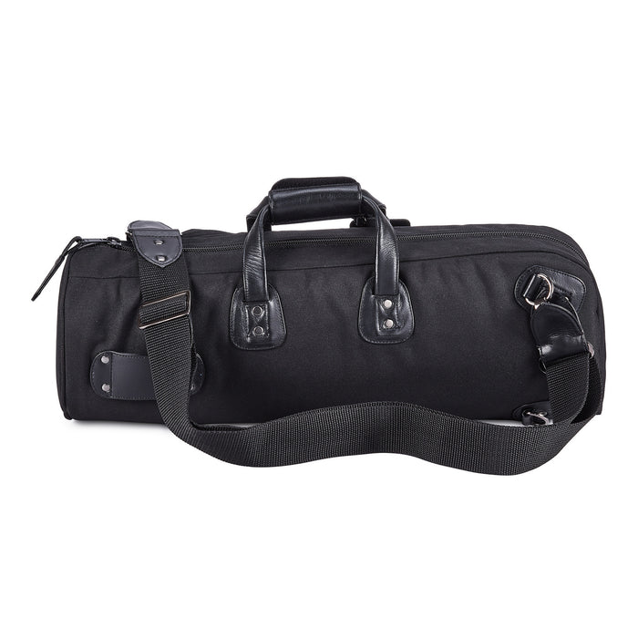 GARD 1-MSK Single Trumpet Gig Bag - Black Polyester with Leather Trim