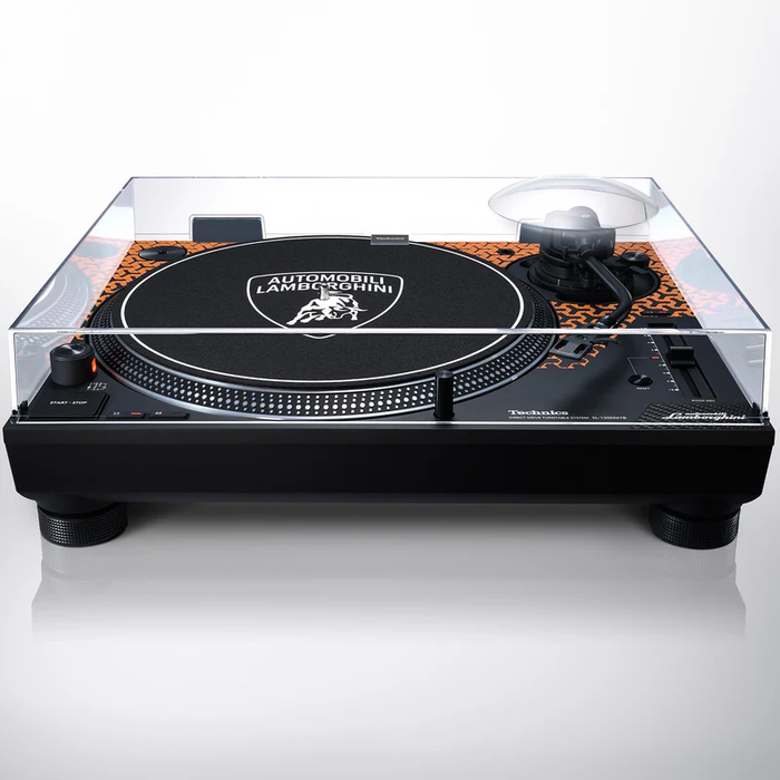 Technics SL-1200M7BPD MK7 Lamborghini Orange with Lp and Slipmat