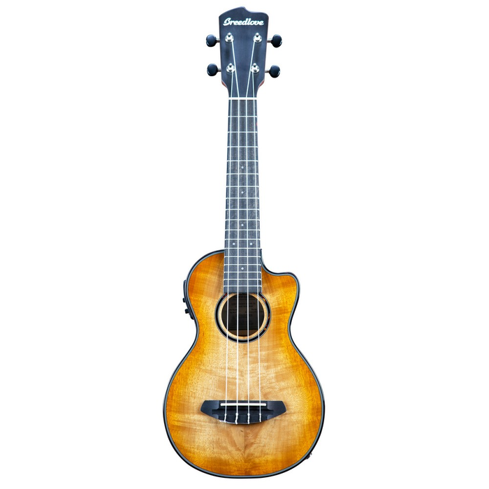 Breedlove ECO Lu'au S Concert Ukulele CE - Natural Shadow, Myrtlewood - New