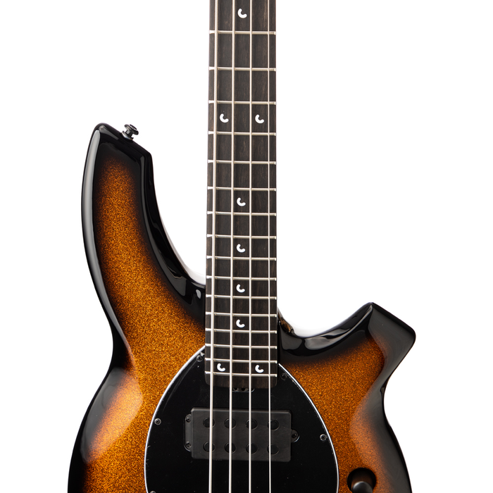 Ernie Ball Music Man Bongo HH 4-String Electric Bass Guitar - Harvest Orange