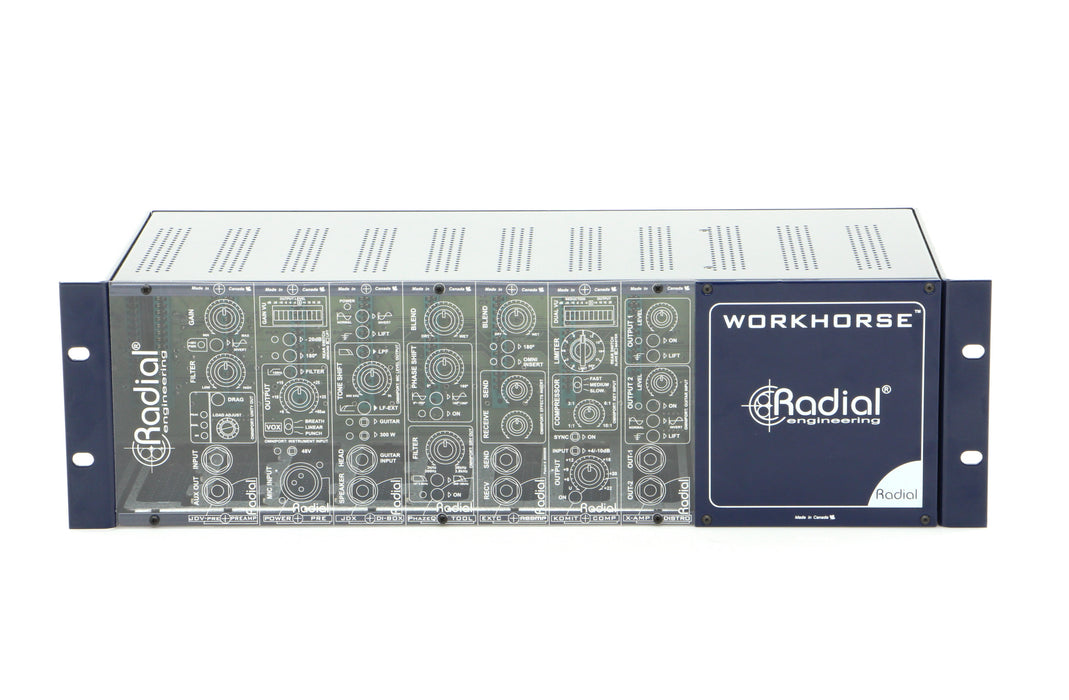 Radial Engineering WR-8 Workhorse 500 Series Rack - New