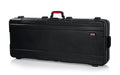 Gator Cases TSA ATA Molded 61-Note Keyboard Case W/ Wheels - New