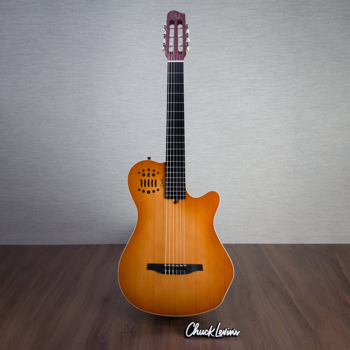 Godin Multiac Grand Concert SA Prototype Nylon String Electric Guitar - Burst - #22123143