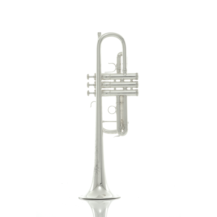 S.E. Shires TR502 Model 502 C Trumpet - Silver Plated