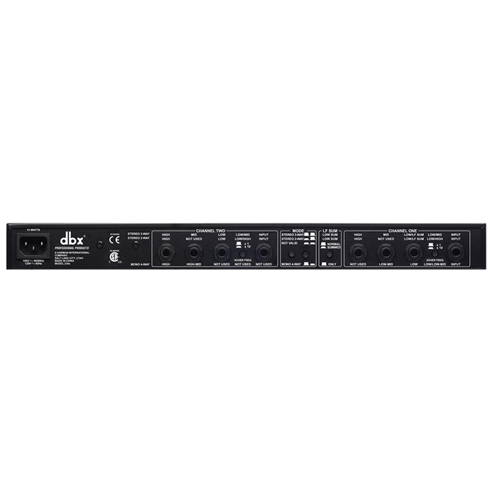 DBX 234s Stereo 2 or 3-Way, Mono 4-Way Crossover (TRS) - New