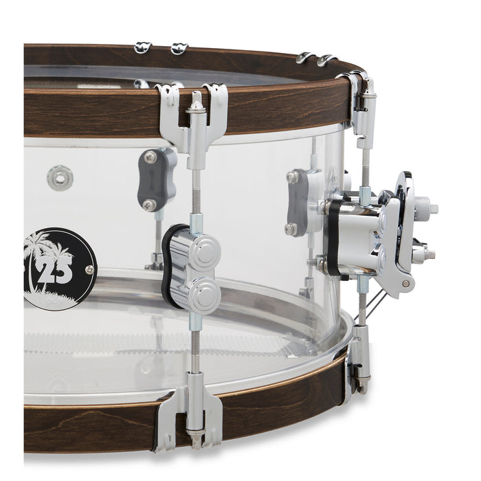 PDP 6.5 x 14-Inch 25th Anniversary Snare Drum - Clear Acrylic