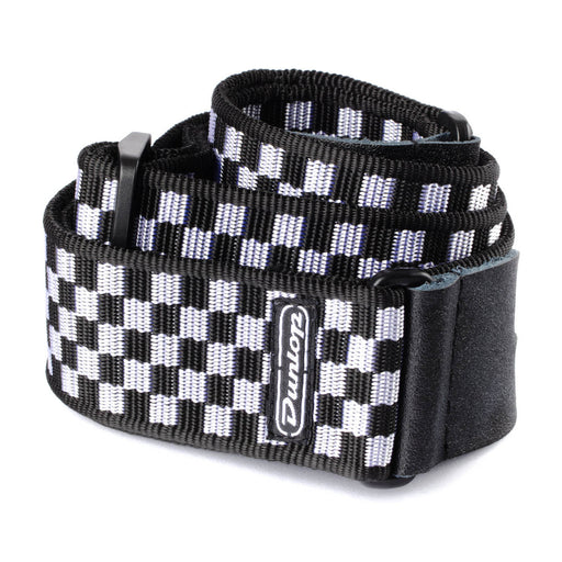 Dunlop D3831BK Classic Black/White Checkered Guitar Strap