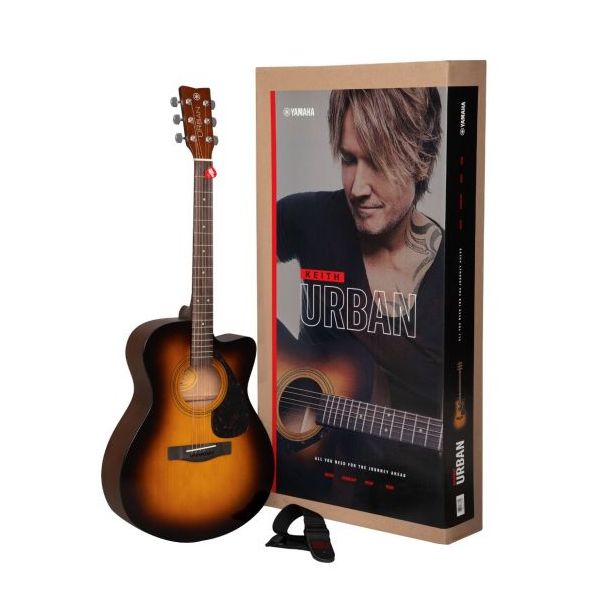 Yamaha Keith Urban KUA 100 Acoustic Guitar Pack - Tobacco Brown Sunburst - New